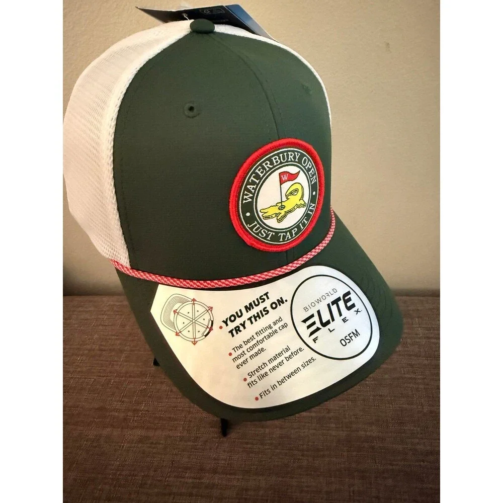 NWT Bioworld Happy Gilmore Waterbury Open EliteFlex Hat *One size fits most*